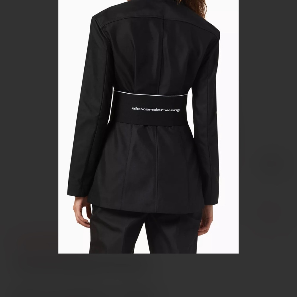 Alexander Wang Black Belted Blazer